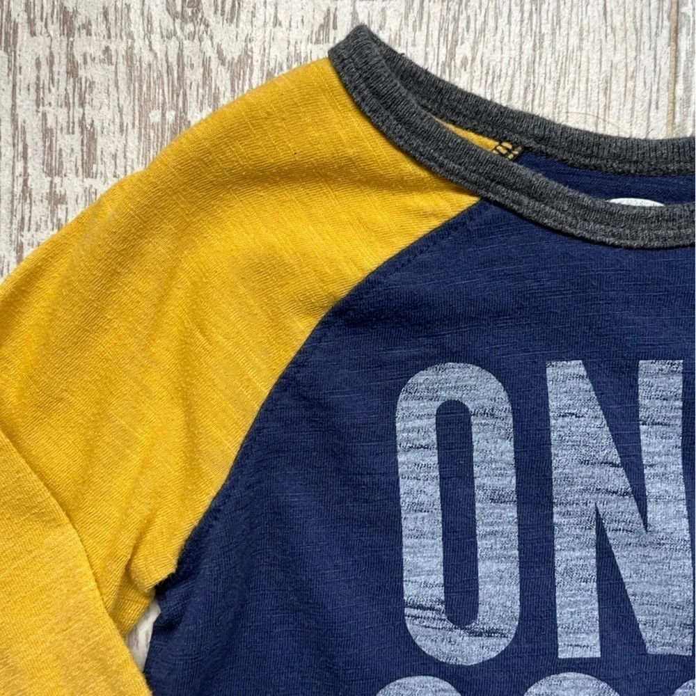 Boys Old Navy One Cool Dude Long Sleeve shirt- 4T raglan